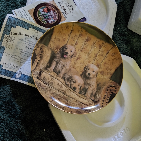 Vintage Other - Puppy love plate